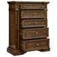 Millenium Frantanna California King Panel Bed with Dresser, Chest, and Two Nightstands in Brown, , large