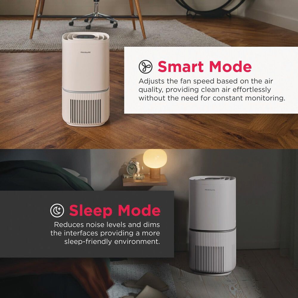 Frigidaire PureA300 XL HEPA Air Purifier with WiFi in White, , large