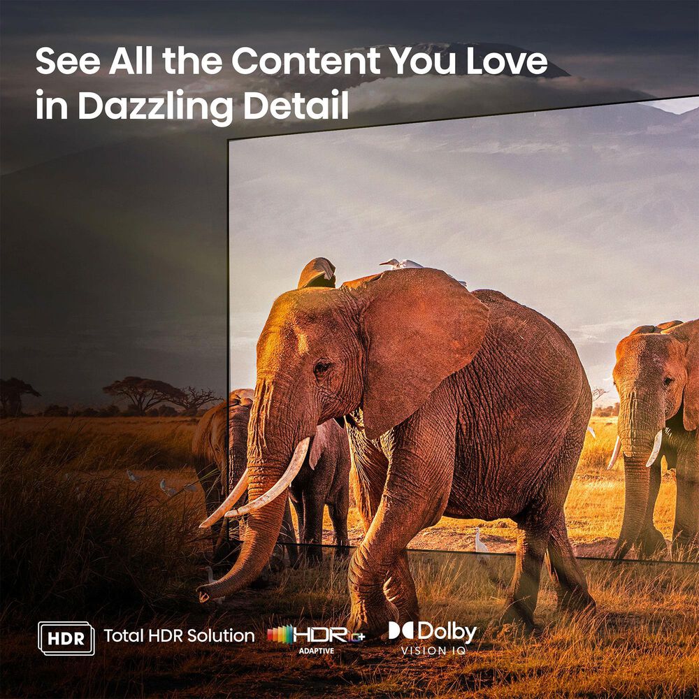 Hisense 100&quot; Class U76 Series QLED 4K with HDR in Black - Smart TV, , large