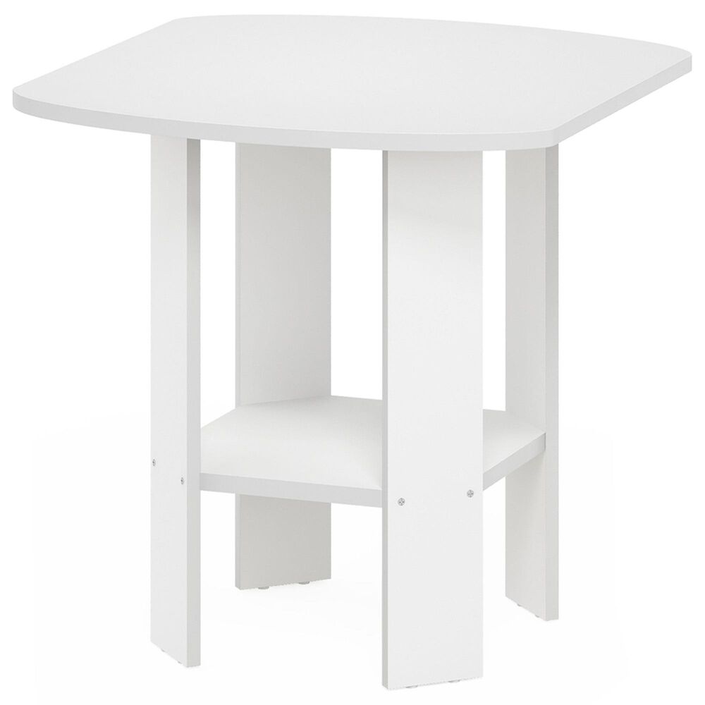 HOMLUX End Table in White (Set of 2), , large