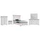 Sasha Lee 5 Piece Queen Storage Bedroom Set in 2 Tone Hickory, , large