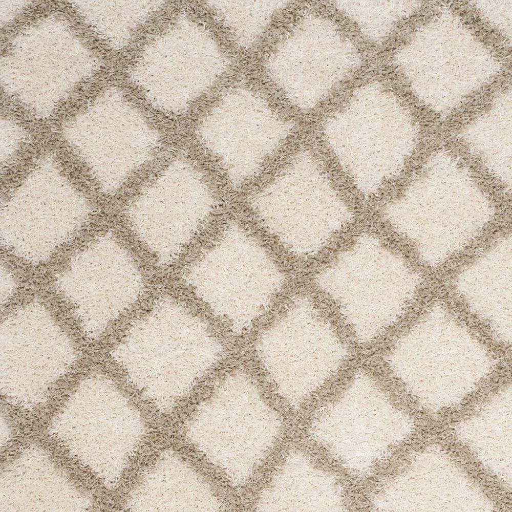 Safavieh Dallas Shag SGD258B-3 3&#39; x 5&#39; Ivory/Beige Area Rug, , large