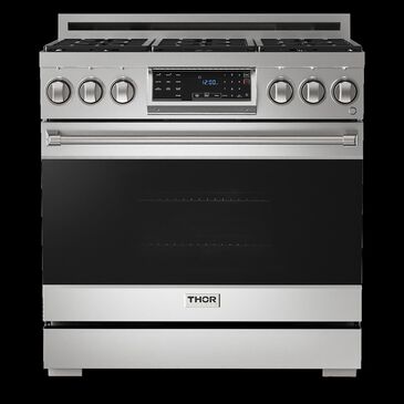 Thor Kitchen Gordon Ramsay 6 Cu. Ft. Professional Liquid Propane Range in Stainless Steel, , large