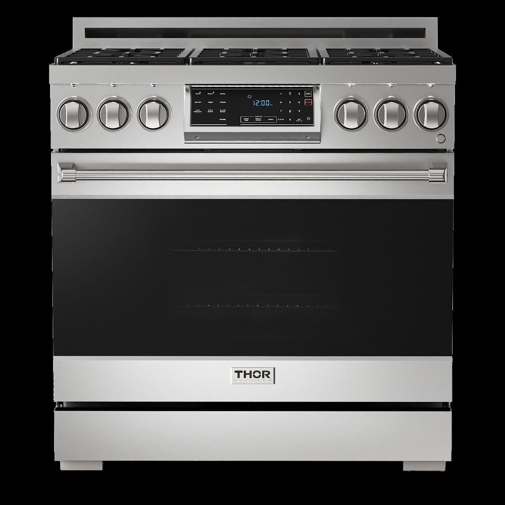 Thor Kitchen Gordon Ramsay 6 Cu. Ft. Professional Natural Gas Range in Stainless Steel, , large