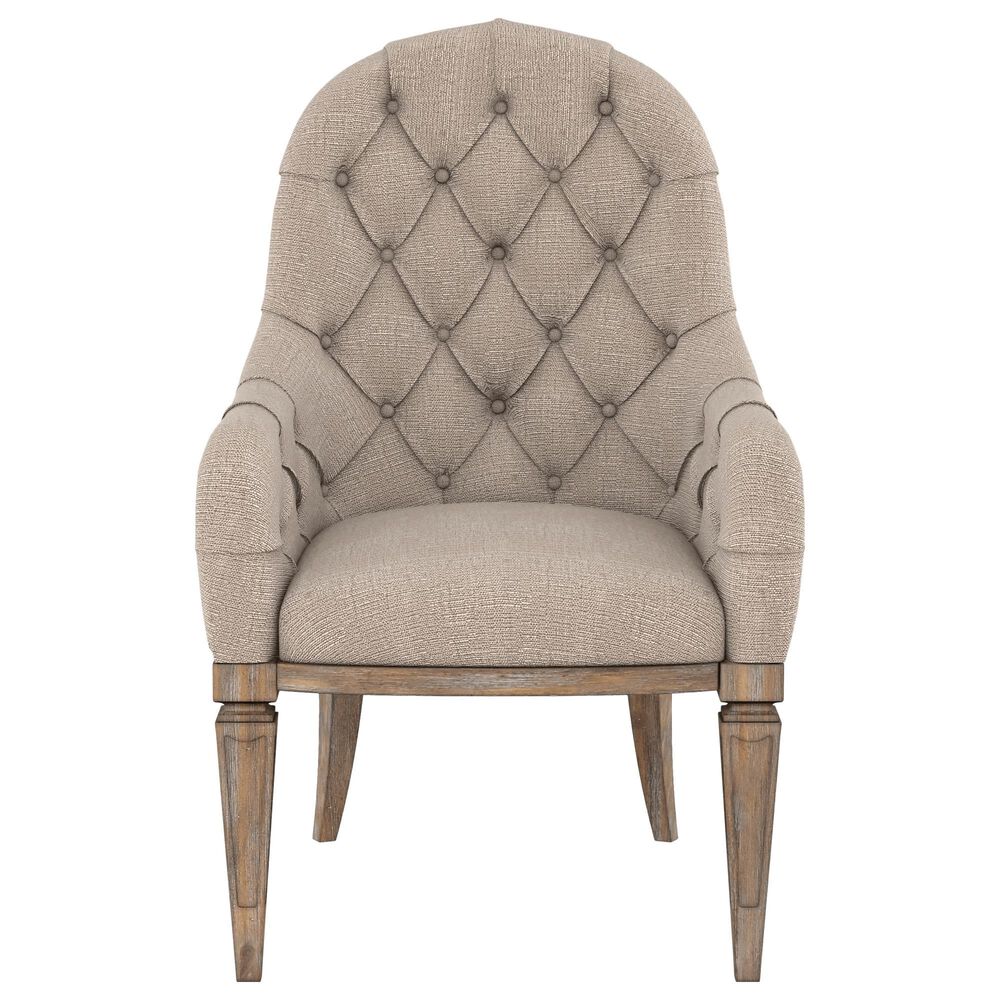 Vantage Architrave Upholstered Arm Chair in Almond, , large