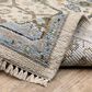 Oriental Weavers Majorca Ivory and Blue 2"6" x 10" Runner, , large