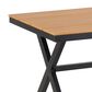 Hearth and Haven 5-Piece Outdoor Dining Set with Brown Rattan Chairs and Plastic Wood Table in Beige, , large