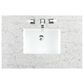 James Martin Vanities Lorelai 36" Single Vanity in Light Natural Oak with 3 cm Eternal Jasmine Pearl Quartz Top, , large