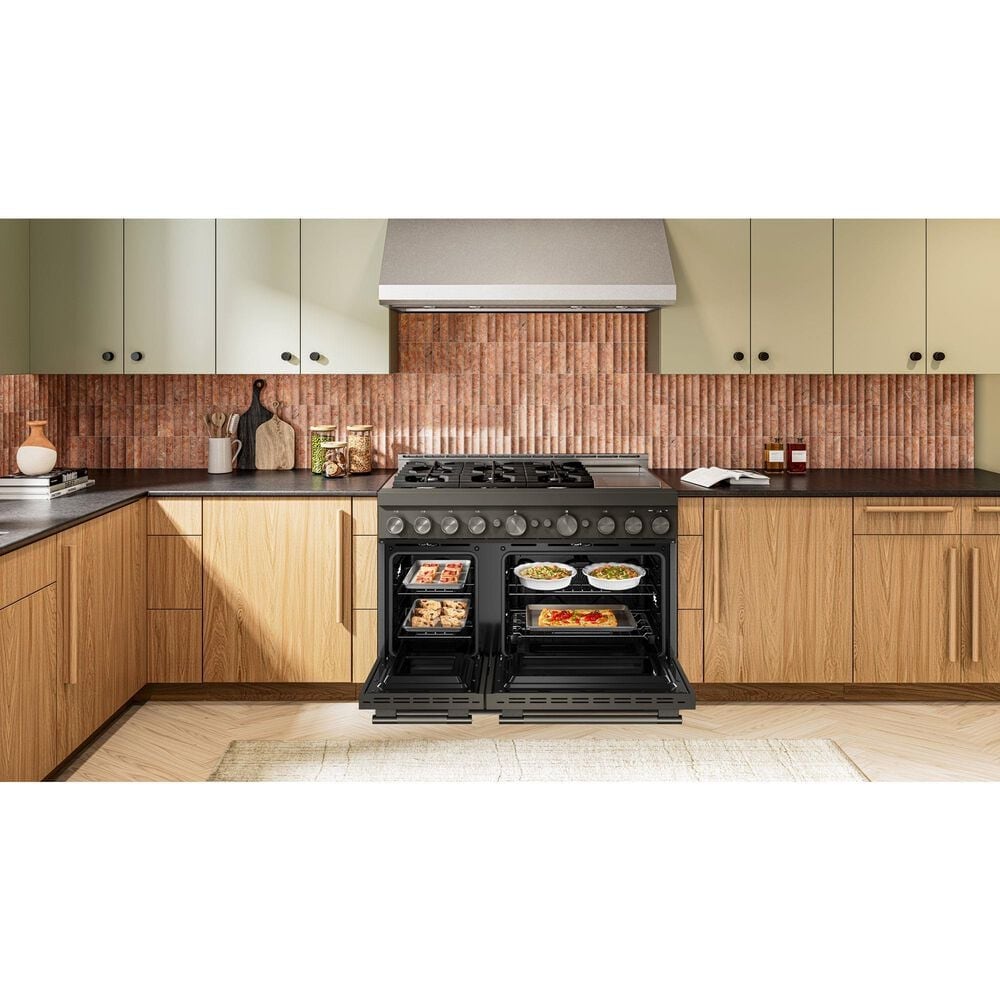 Whirlpool 6.3 Cu. Ft. Freestanding Gas Range with 6 Sealed Burners in Black Ore, , large