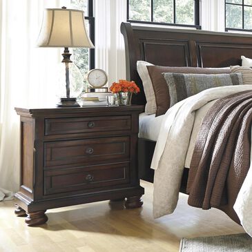 Millenium Porter 2 Drawer Nightstand in Burnished Brown, , large