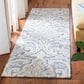 Safavieh Micro-Loop MLP532M 2"3" x 9" Blue and Ivory Runner, , large