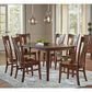 Archbold Furniture Boat and Florence 7-Piece Rectangular Dining Set in Earthtone, , large