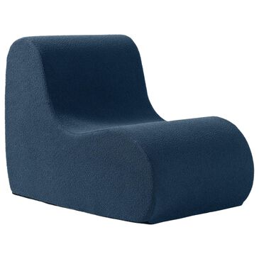 Jaxx Uptown Armless Accent Chair in Navy, , large