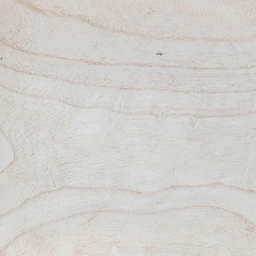 Creative Coop Hand-Carved Wood Bowl in Whitewashed, , large