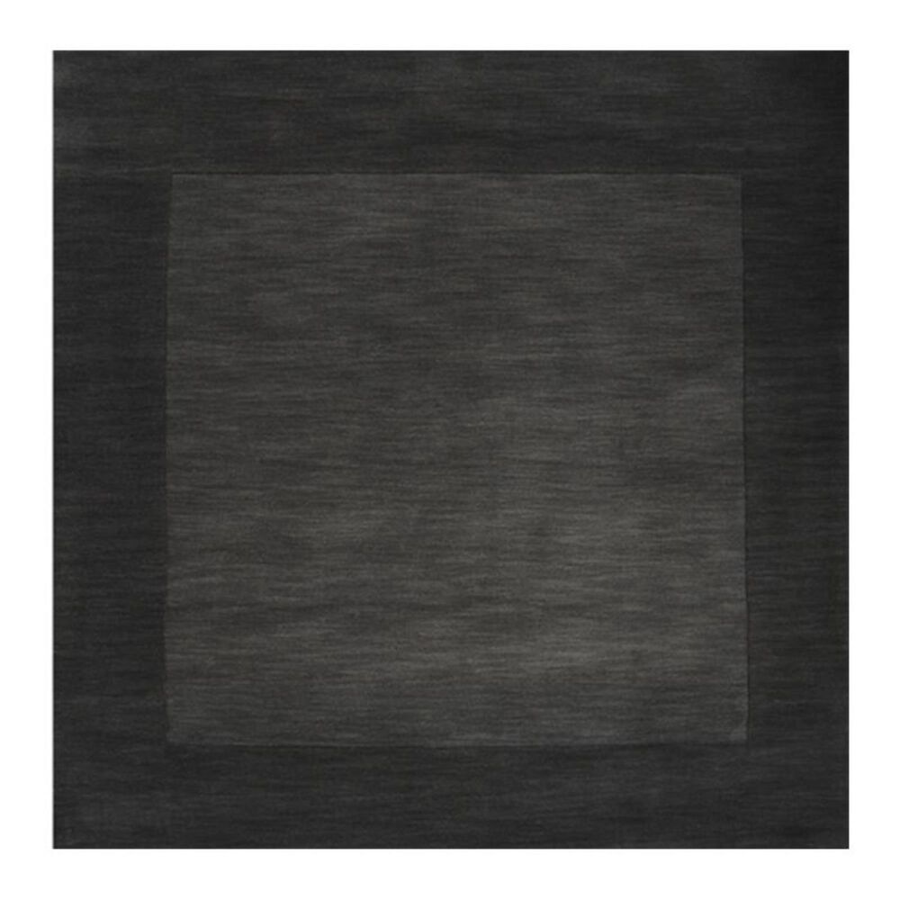 Surya Mystique M-347 6" Square Charcoal and Black Area Rug, , large