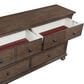 Riva Ridge Oxford 6 Drawer Dresser with Mirror in Cocoa, , large