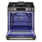 LG 6.3 Cu. Ft. Smart Gas Slide-In Range with ProBake Convection InstaView and Air Fry in Black Stainless Steel, , large