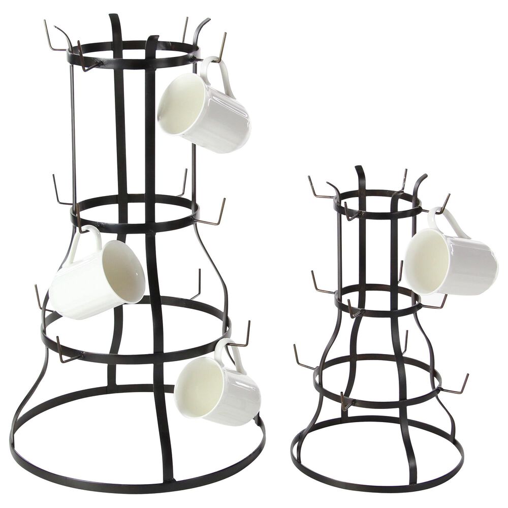 Uma Enterprises Mug Holder in Black (Set of 2), , large