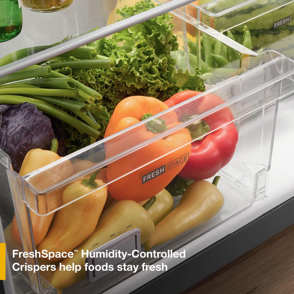 Whirlpool 21.3 Cu. Ft. Top Freezer Refrigerator with Total Coverage Cooling in Black, , large