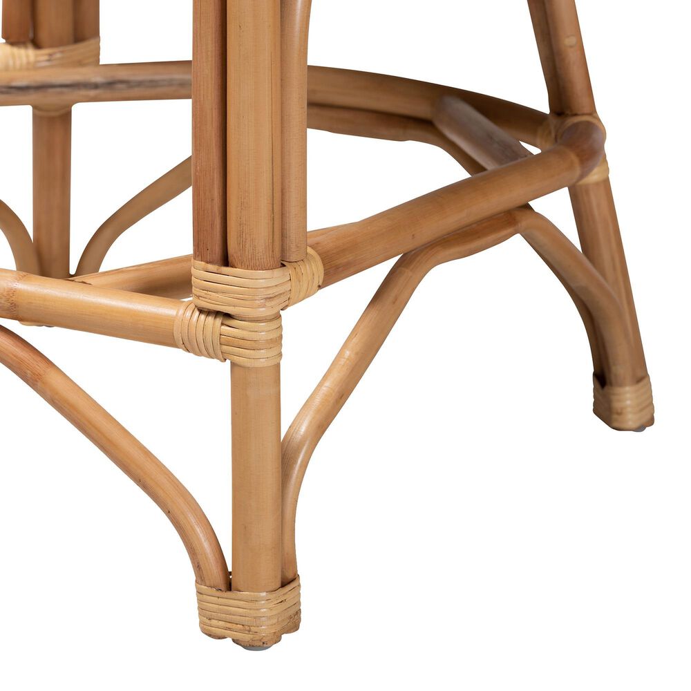Baxton Studio Maverick Counter Stool in Natural Brown, , large