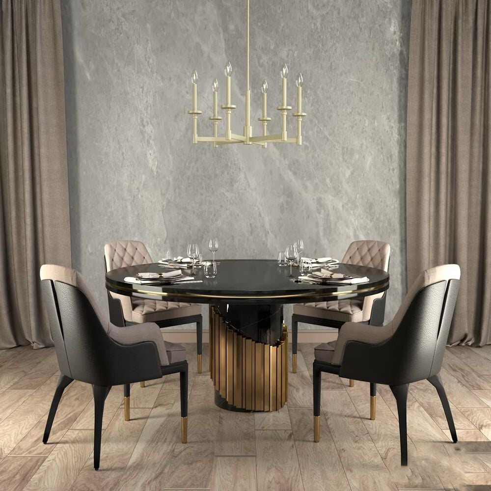Hunter Briargrove Single Tier Chandelier in Painted Modern Brass, , large