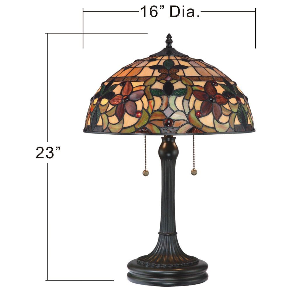 Quoizel Kami Table Lamp in Vintage Bronze, , large