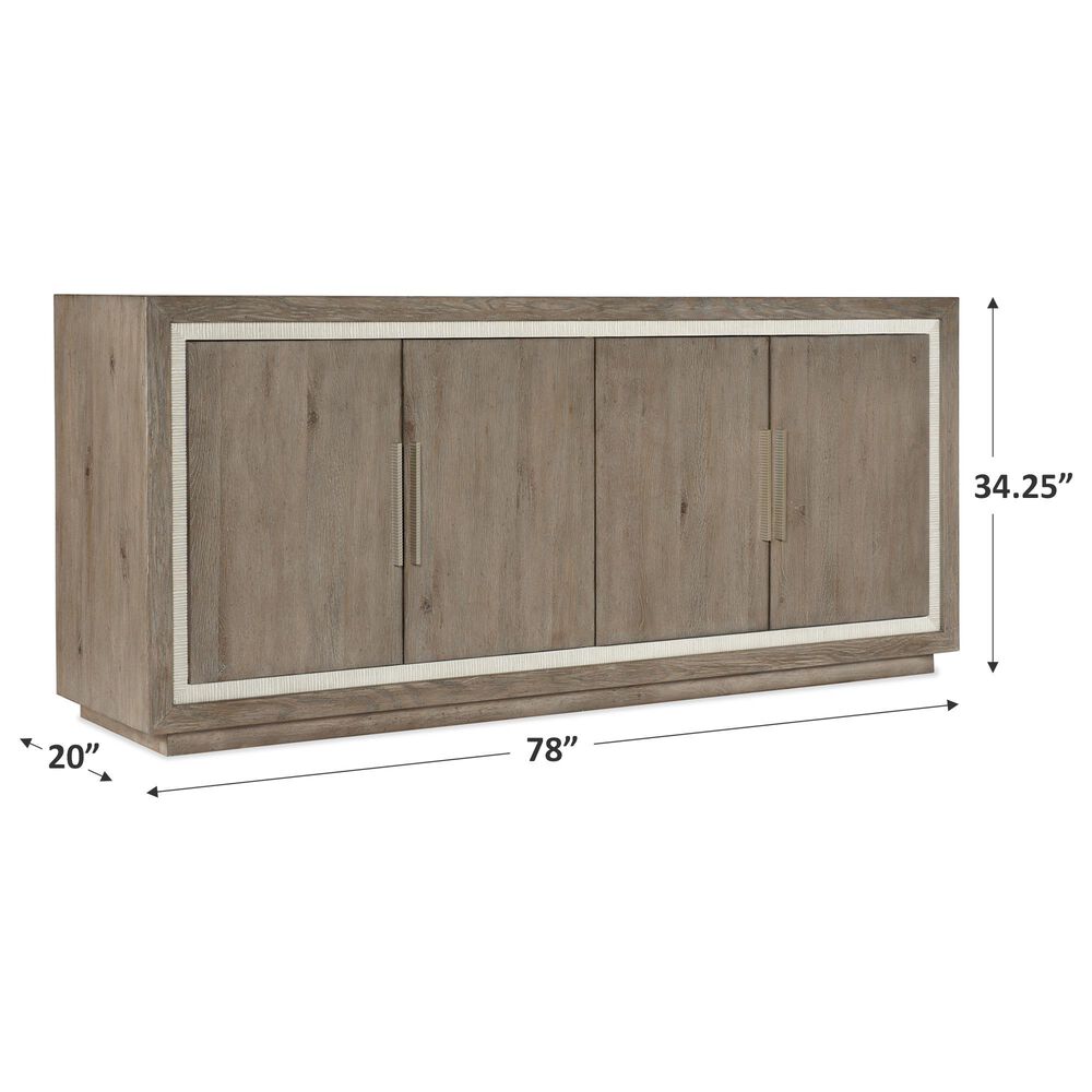 Hooker Furniture Serenity 78&quot; Entertainment Console in Gray Wash, , large
