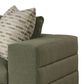 Century Furniture Roma Stationary Full Back Sofa in Green, , large