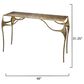 Jamie Young Prescot Console Table in Antique Brass, , large