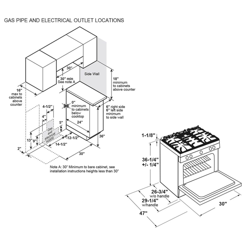 GE Appliances 30 Slide-In Front Control Gas Range in Stainless