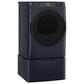 GE Appliances 7.8 Cu. Ft. Smart Front Load Gas Dryer with Sanitize Cycle in Sapphire Blue, , large