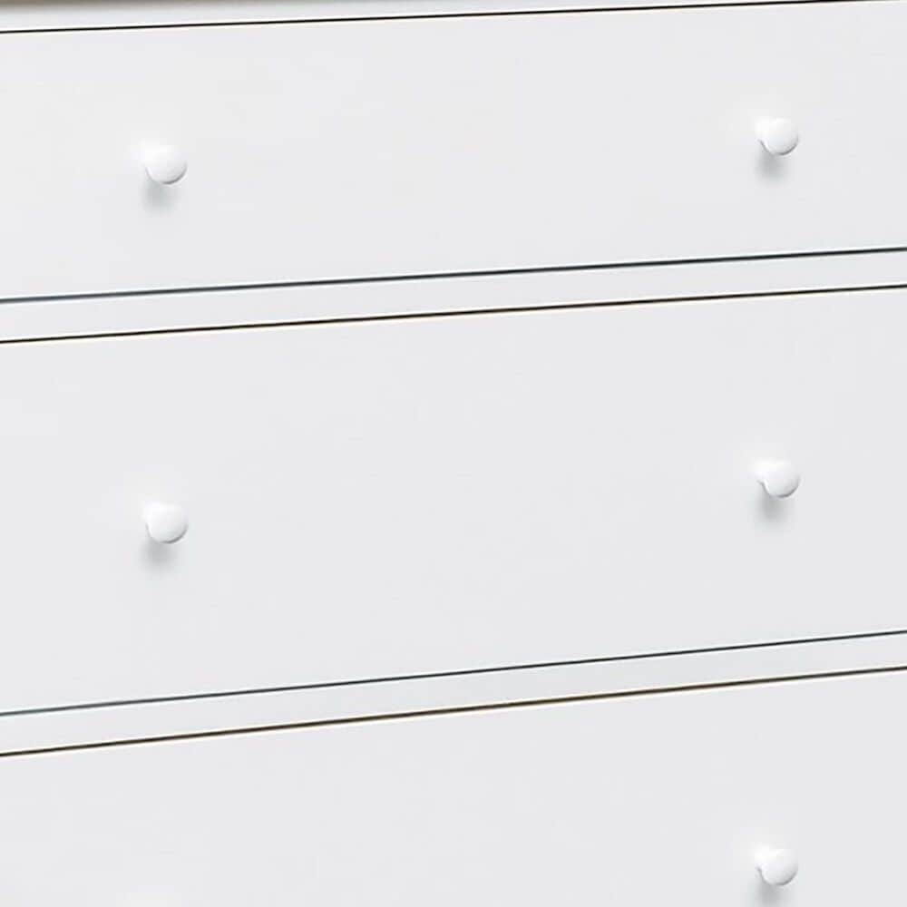 Archbold Furniture Dresser and Mirror in White, , large