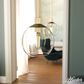 Hunter Xidane 1-Light Mini Pendant in Alturas Gold, , large