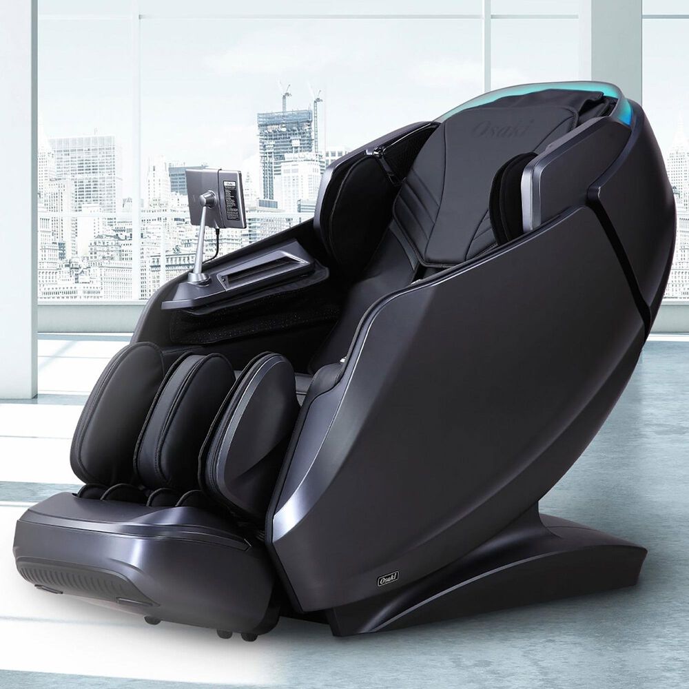 Osaki Platinum Avalon 4D Luxury Massage Chair in Black, , large