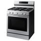 Samsung 6 Cu. Ft. Freestanding Gas True Convection Range with Wi-Fi and Air Fry in Stainless Steel, , large