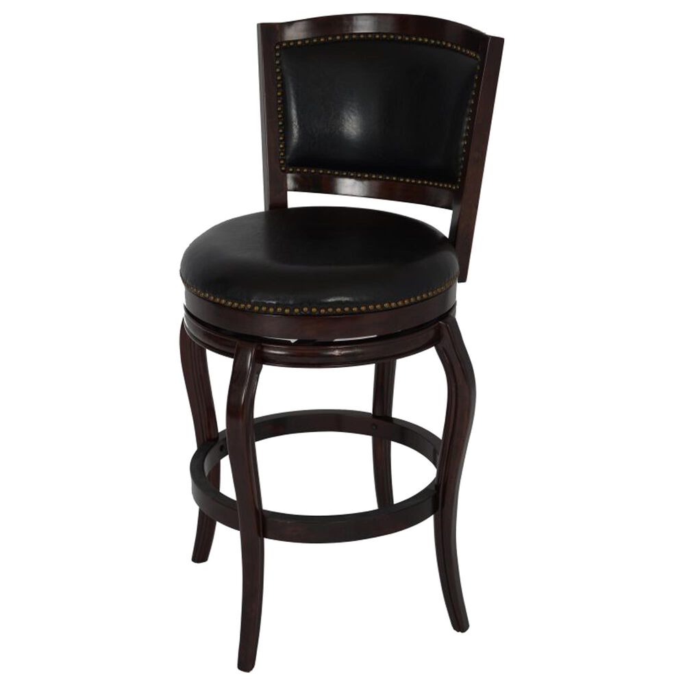Boraam Industries Harris 29" Swivel Bar Stool in Cappuccino, , large