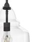 Hunter Dunshire 12" 1-Light Medium Pendant with Clear Shade in Noble Bronze, , large