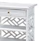 Baxton Studio Tiaret 1-Drawer Nightstand in White, , large