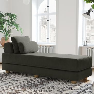 Jaxx Sacks Balshan Chaise Lounge Daybed in Charcoal, , large