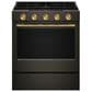 KitchenAid Handle and 5-Piece Knob Accessory Kit for Slide-In Convection Range in Brass, , large