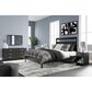 Ashley Finch 1-Drawer Nightstand in Matte Black, , large