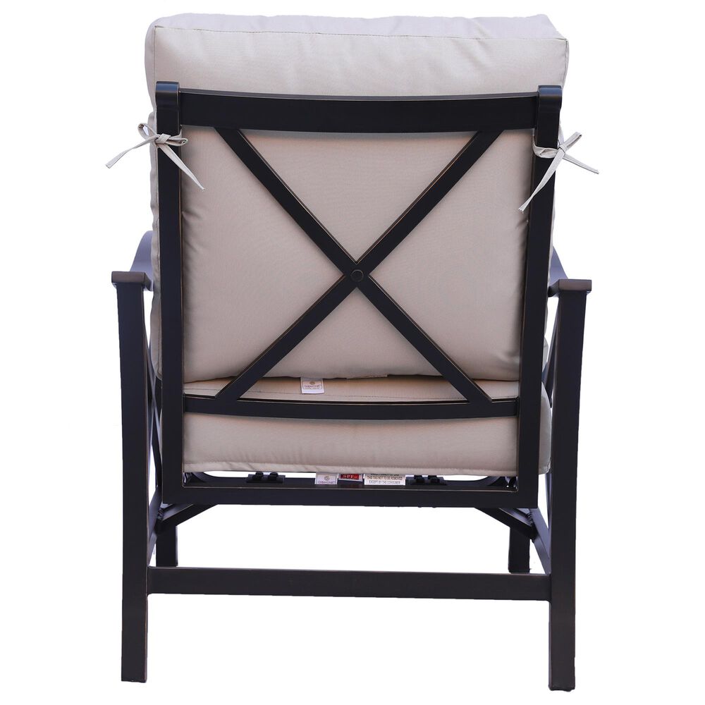 GatherCraft Denison Patio Club Motion Chair in Splendor Wheat, , large