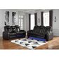 Signature Design by Ashley Party Time Power Reclining Sofa with Power Headrest in Midnight, , large