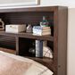 Legacy Classic Architect 3-Piece Queen Bookcase Bedroom Set in Onyx with LED Lighting, , large