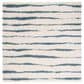 Safavieh Venus Shag VNS603L 6"7" Square Turquoise and Ivory Area Rug, , large