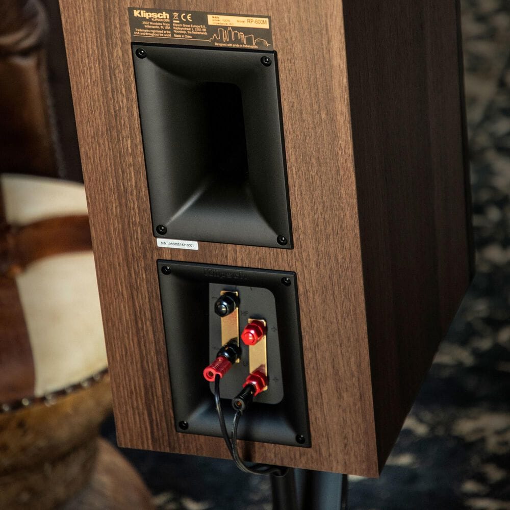Klipsch RP-500M II Bookshelf Speakers in Walnut, , large