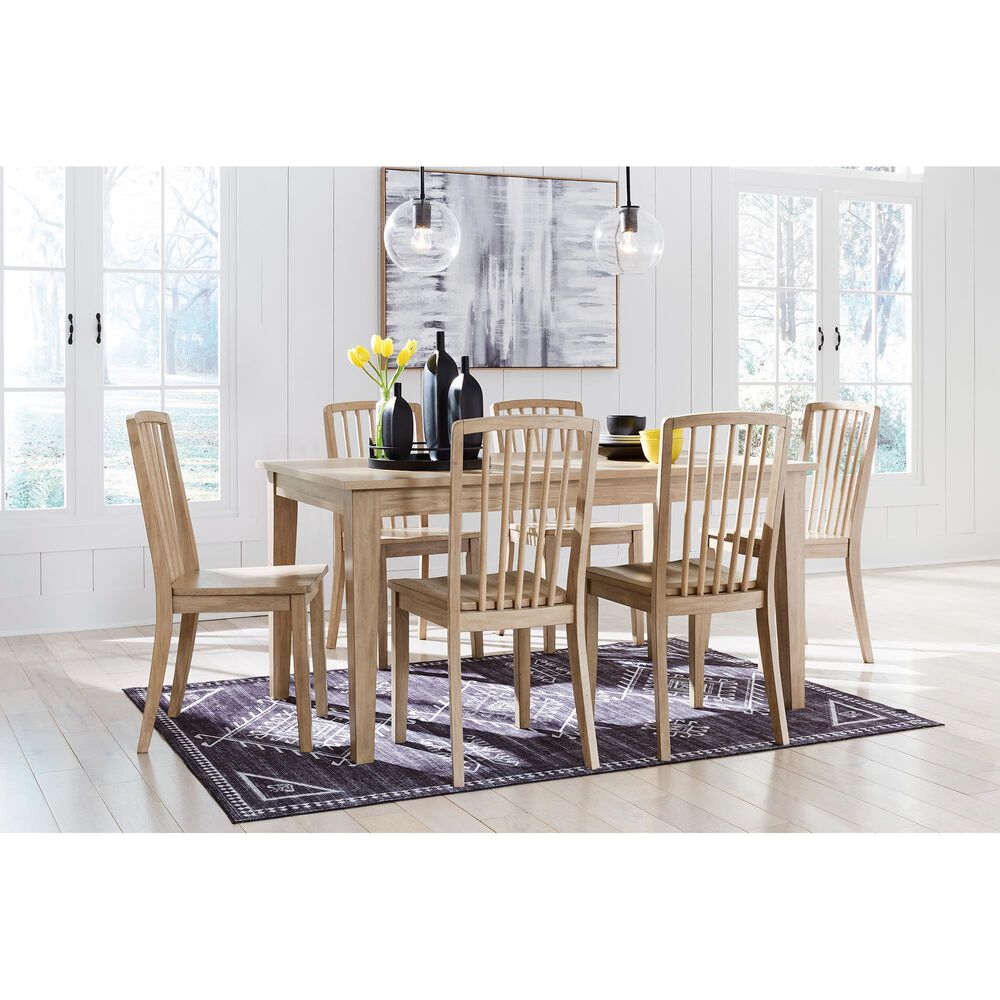 Ashley Gleanville Dining Chair in Light Brown &#40;Set of 2&#41;, , large