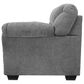 Ashley Allmaxx Loveseat in Pewter, , large