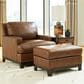 Ashley Saonara Stationary Chair and Ottoman Set in Amber, , large