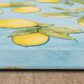 Mohawk Dri-Pro Lemons All Over Slice 1"6" x 2"6" Multicolor Door Mat, , large